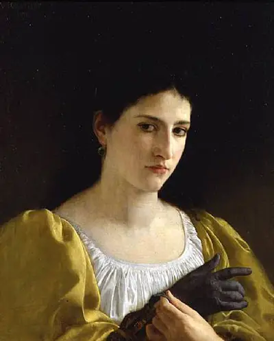 Lady with Glove William-Adolphe Bouguereau